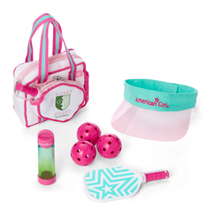 Raquel's™ Pickleball Bag & Paddle Set for 18-inch Dolls (Girl of the Year™ 2026)