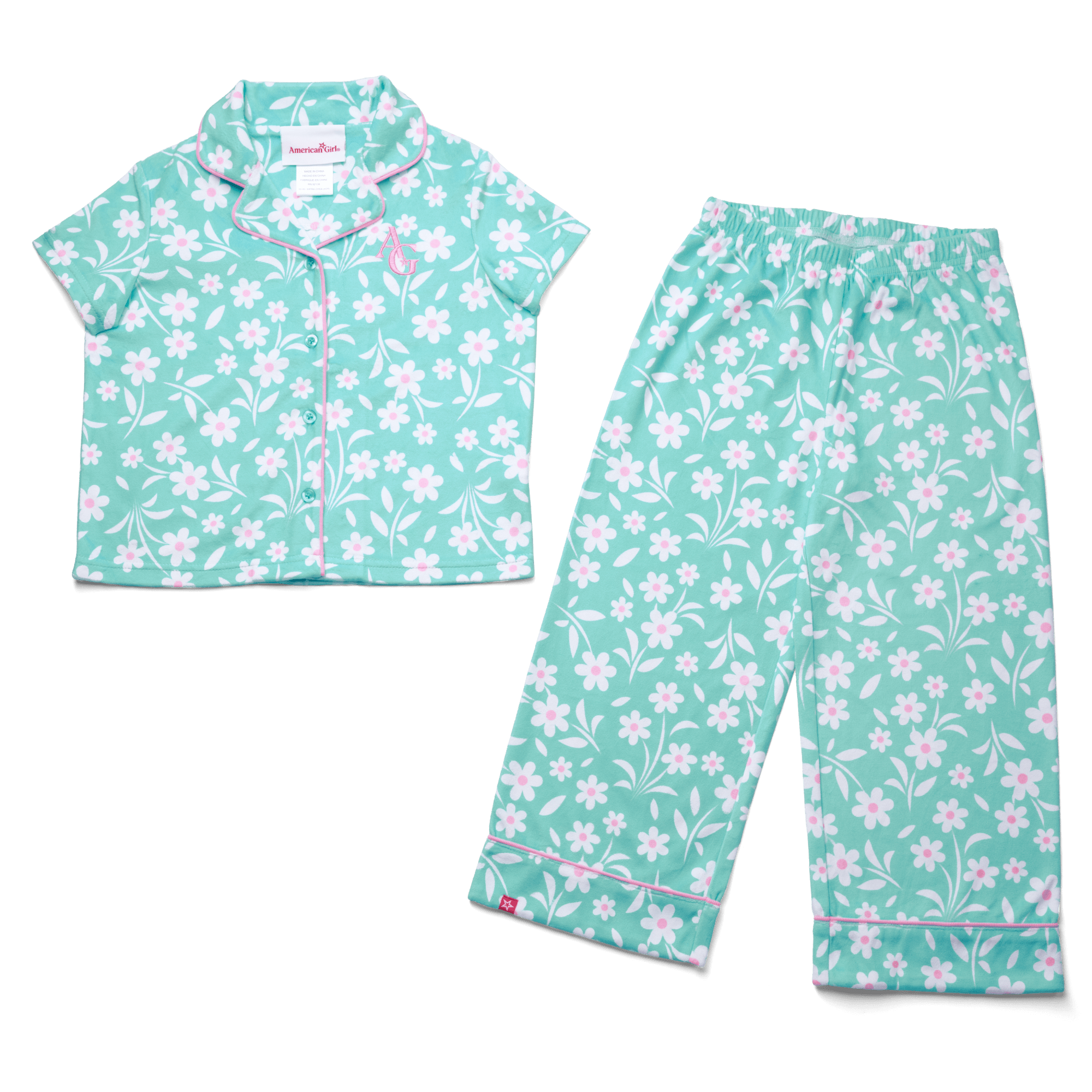 Flower Fun PJs for Girls & 18-inch Dolls - Image 7