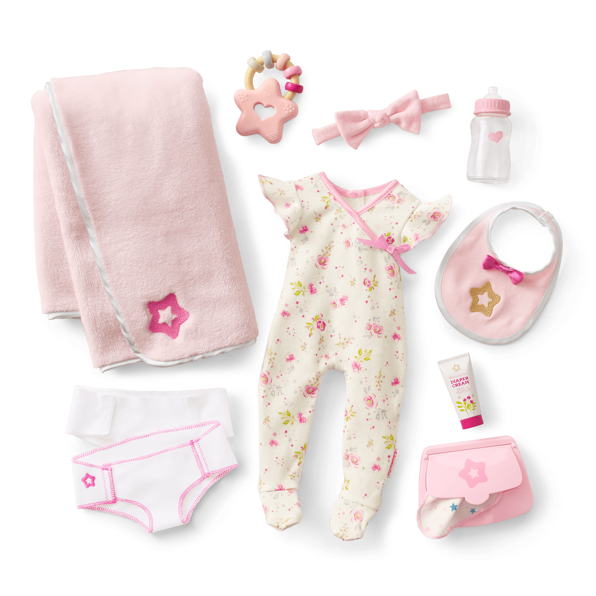 Bitty Baby® Doll #2 with brown hair Care & Play Set - Image 2
